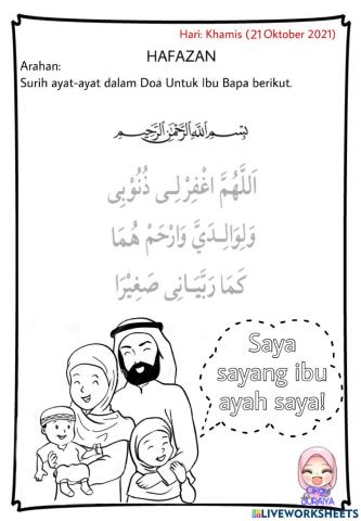 Doa Untuk Ibu Bapa