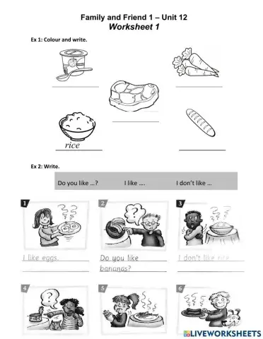 Family and friends 1 - Unit 12 - Lesson 1&2