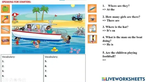 Speaking for starters