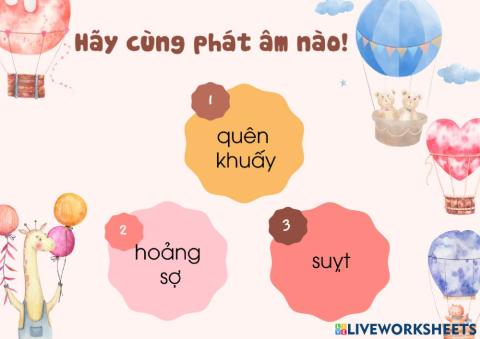 Phát âm từ mới