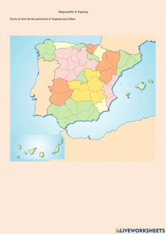 Provincies espanya