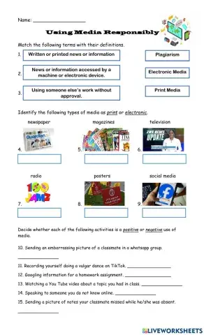 Using Media Responsibly