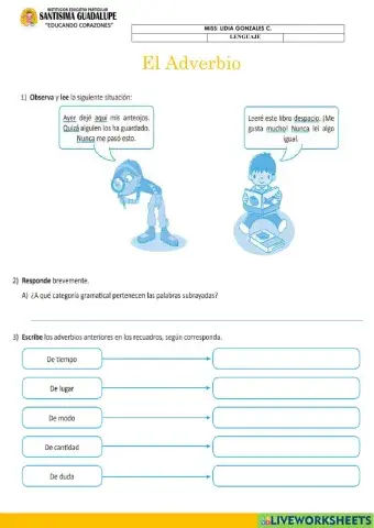 El adverbio