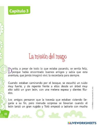 El Mago de Oz(3° capítulo)