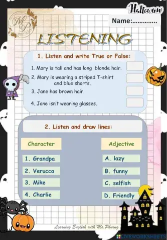 English 6 - Listening