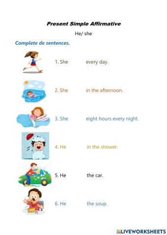 Presente Simple Afirmative