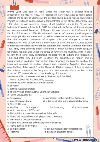 Unit 3 People's Background