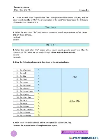 pronunciation of the