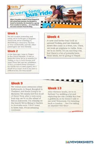 Reading comprehension