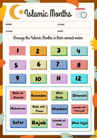 Islamic Months