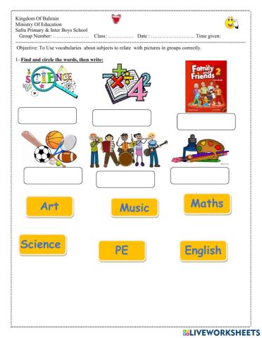 Grade 3 unit 3 lesson 1 act 2