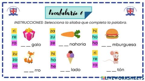 Vocabulario