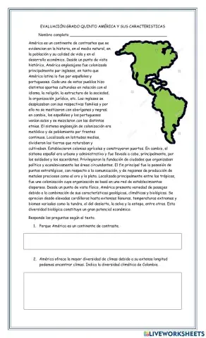 Continente americano