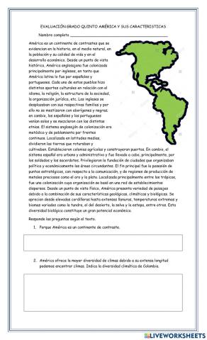 Continente americano