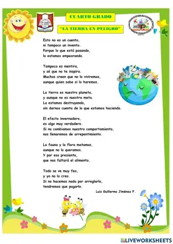 La tierra en peligro