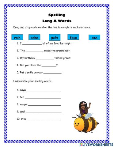 Long Vowel A