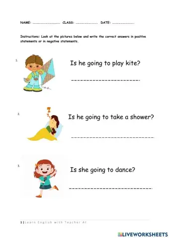 Positive statements and Negatives Statements