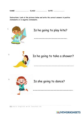 Positive statements and Negatives Statements