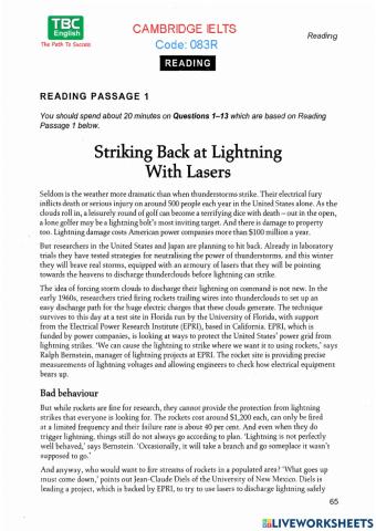IELTS 8 TEST 3 READING Q1-13