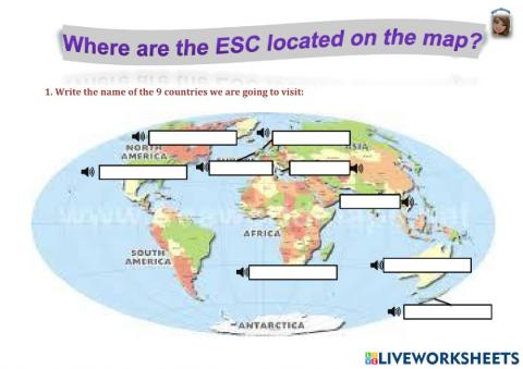 Esc location