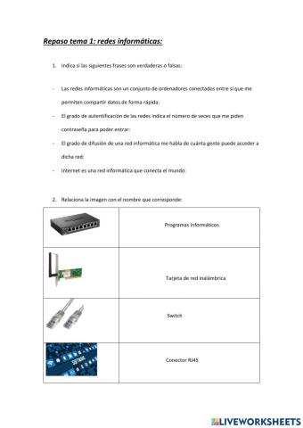 Repaso de Redes