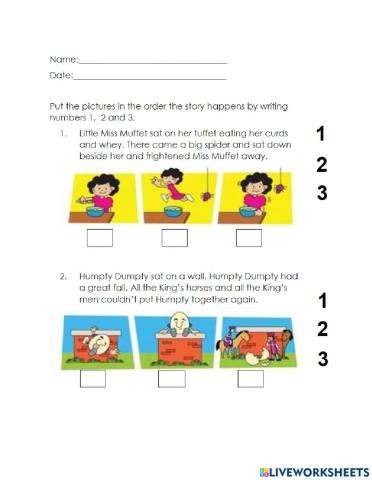 Fairy Tale Sequencing