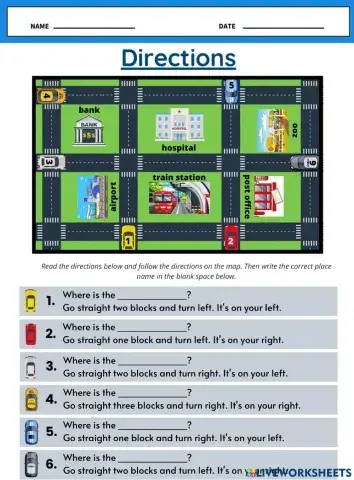 Giving directions (Jueves)