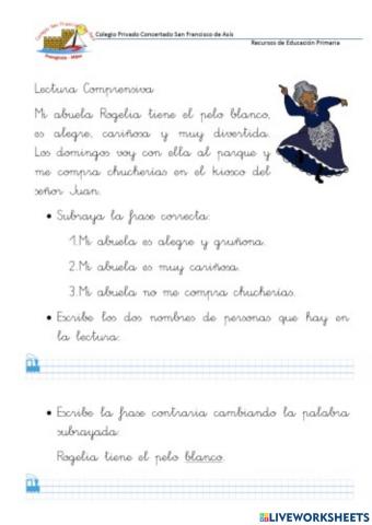 Comprensión lectora