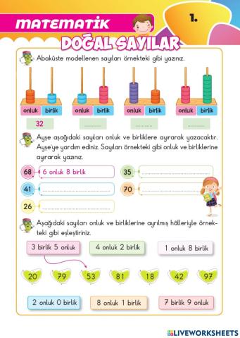 Doğal Sayılar Onluk Birlikler