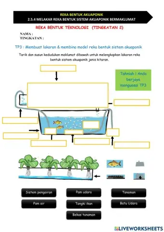 Reka bentuk akuaponik