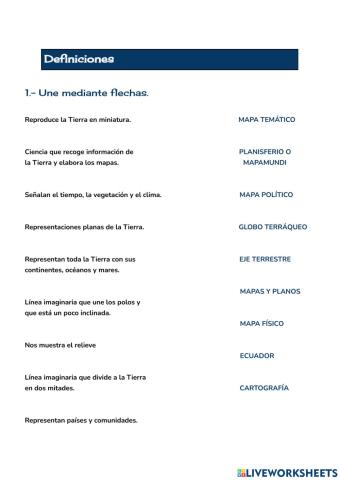 Une mediante flechas