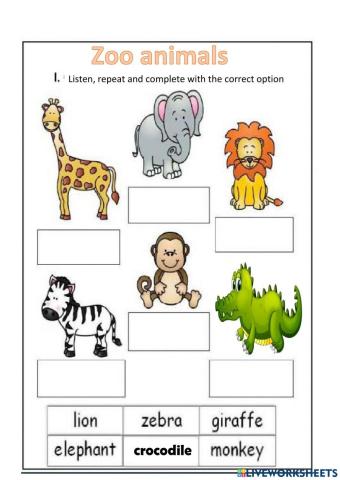 Zoo animals
