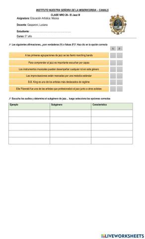 Clase 27 - El Jazz IV