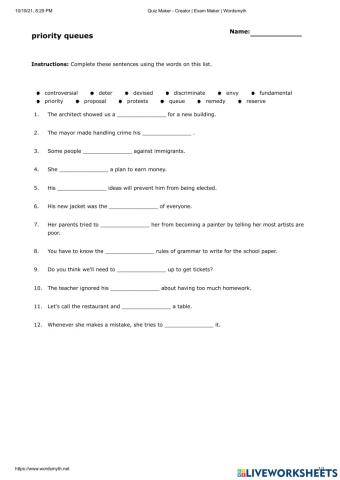 Priority queues - Unit 2