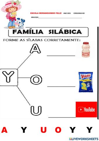 Familia Silabica do Y