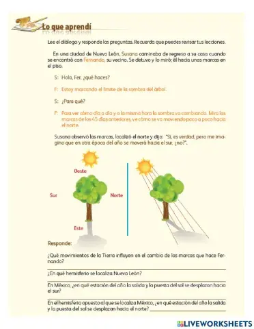 Lo que aprendí (la tierra)