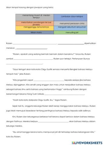 Saya Bangga Berbahasa Melayu