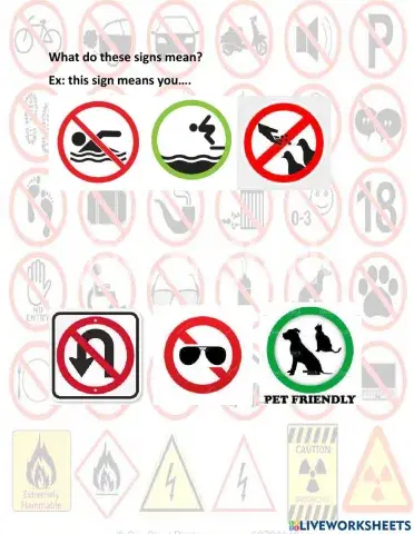 What do these signs mean?