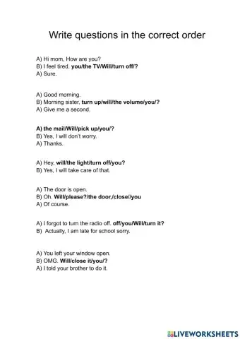 Future will (Request)