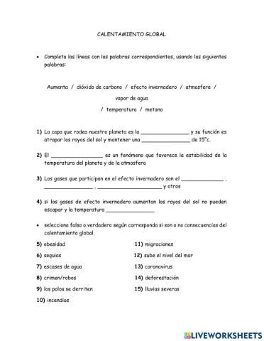 Calentamiento global