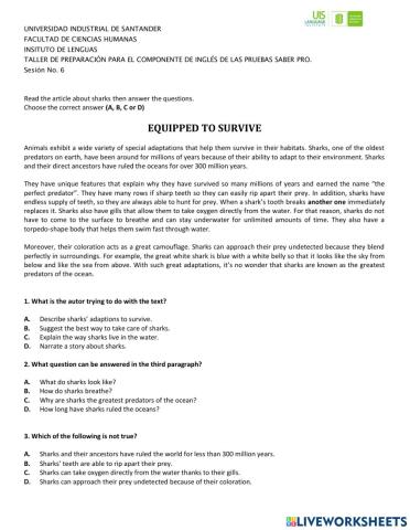 Saber pro - pràctica