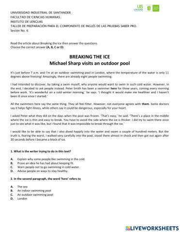 Saber pro - práctica