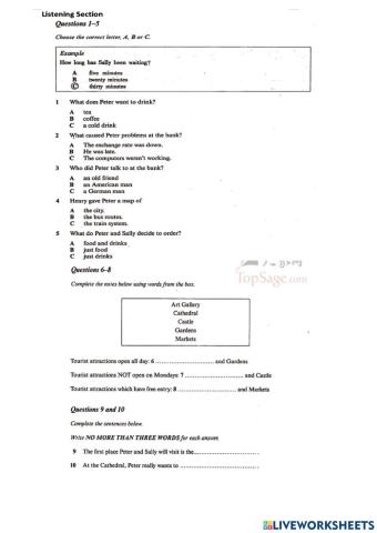 IETLS Listening Practice 4.1