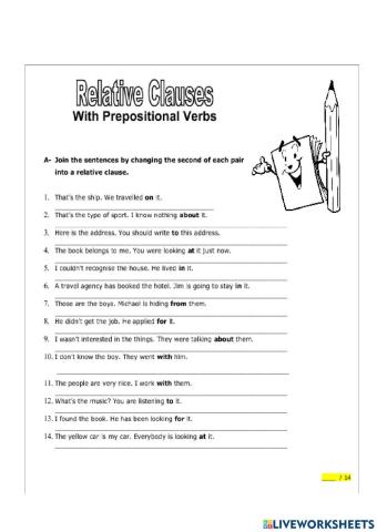 Relative Clause 3 with prepositions