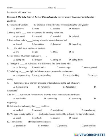 12. reivew mid term 1 test. 4