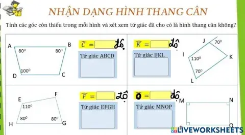 Toán 8-Hình thang cân