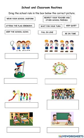 School and classroom routines