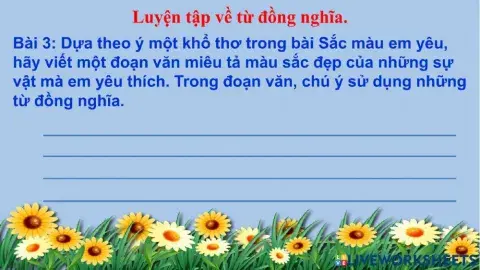 LTVC bài số 3 thứ 3 ( 5 -10 )