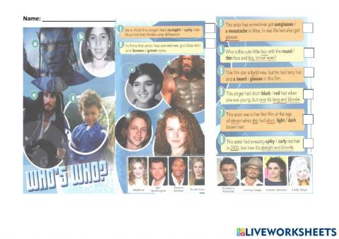 Famous People (Page 72, 73