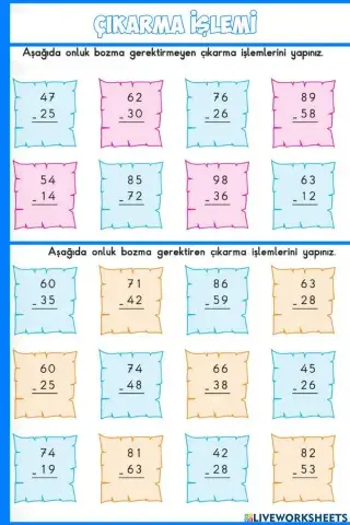 Eldesiz-Eldeli Çıkarma İşlemi